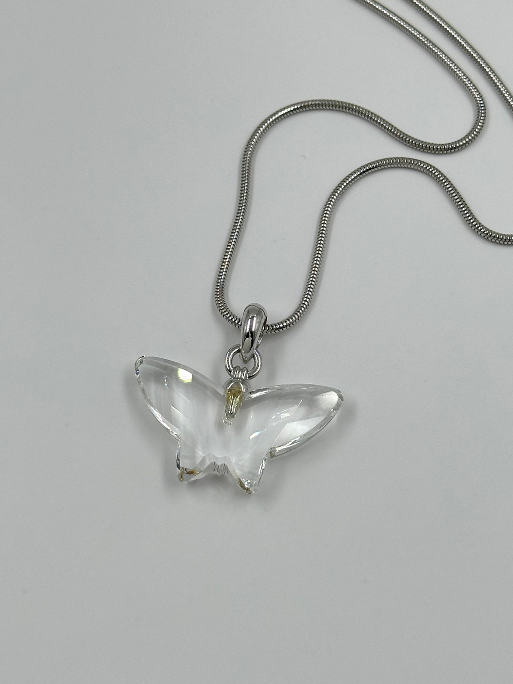 Кулон Бабочка Swarovski
