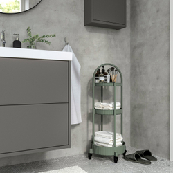 IKEA JUTTERSBO  (ИКЕА ЙУТТЕРСБО)  -  Тележка - серо-зелёная 36x36 см