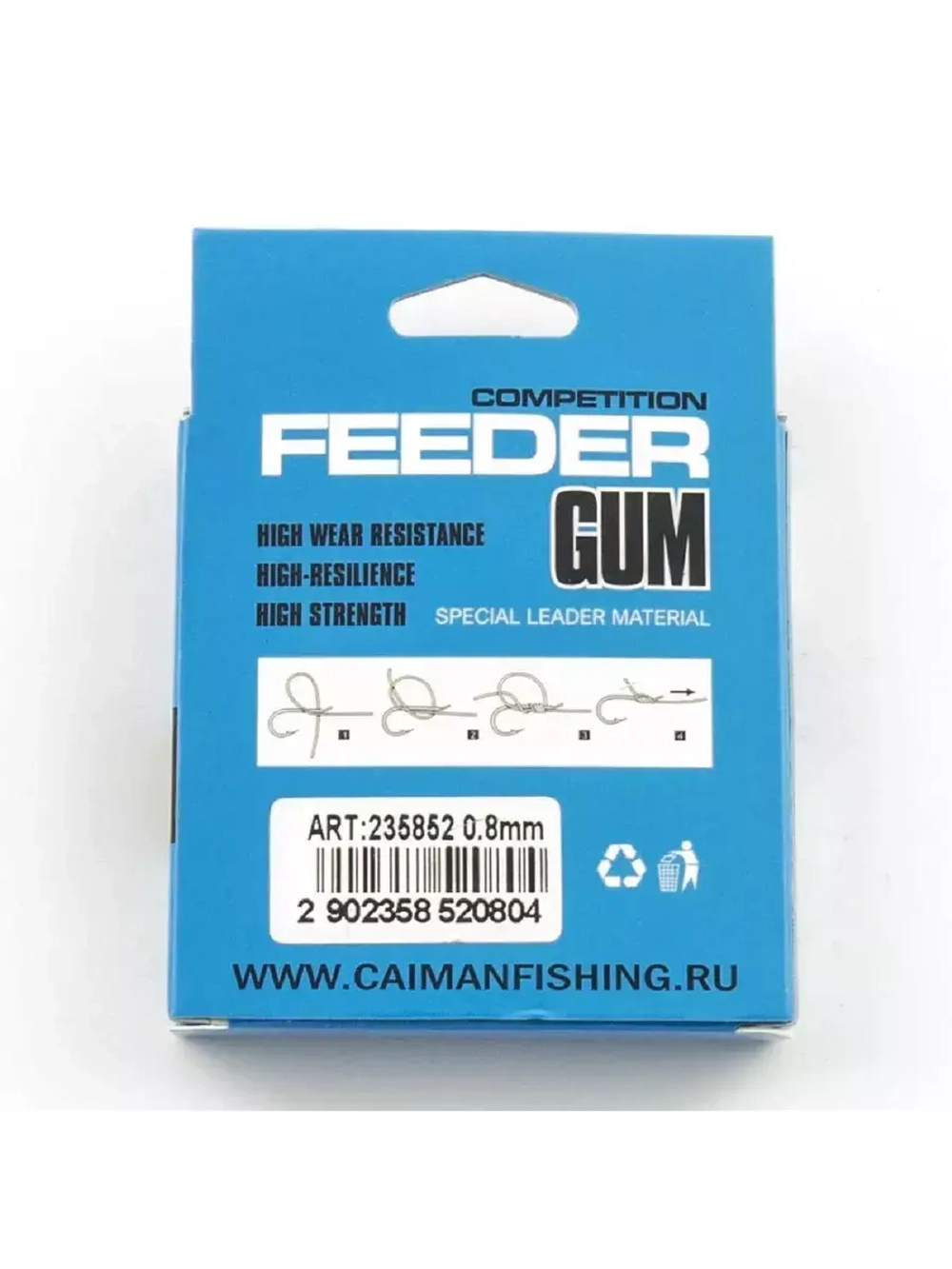 Фидергам 10м 0,8мм прозрачный
