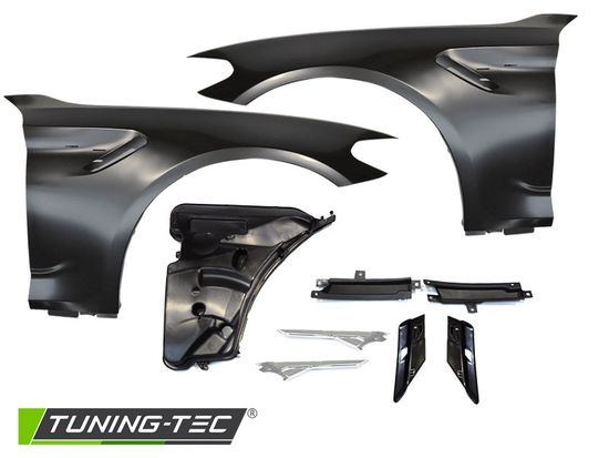 Крылья SPORT STYLE WITH SIDE VENT CHROME для BMW G30 G31 17-20