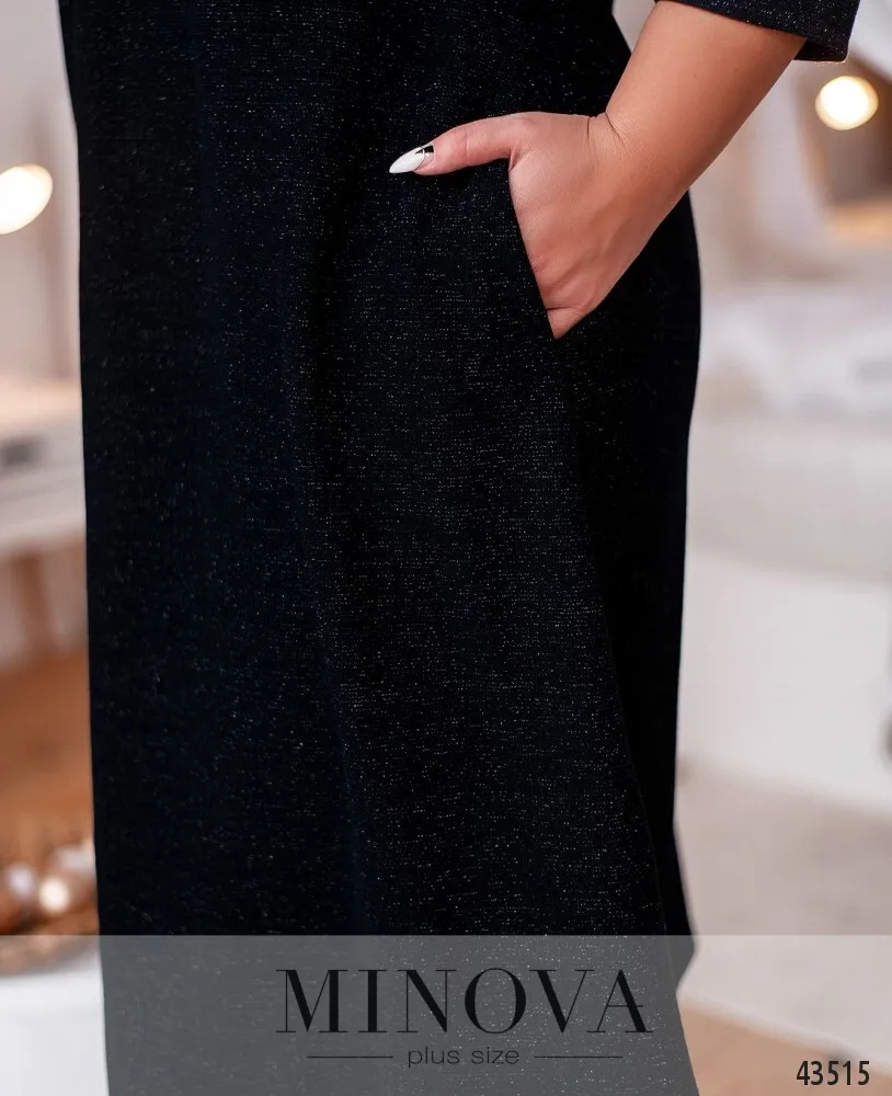 Платье 19-37Б-темно-синий Minova