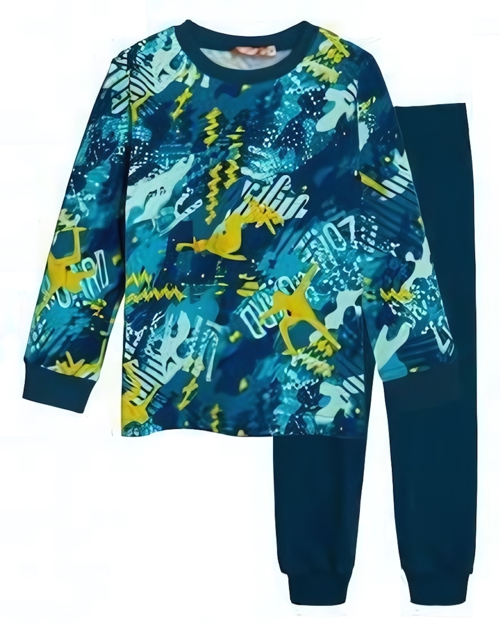 Пижама для мальчика р.92-52 бирюз