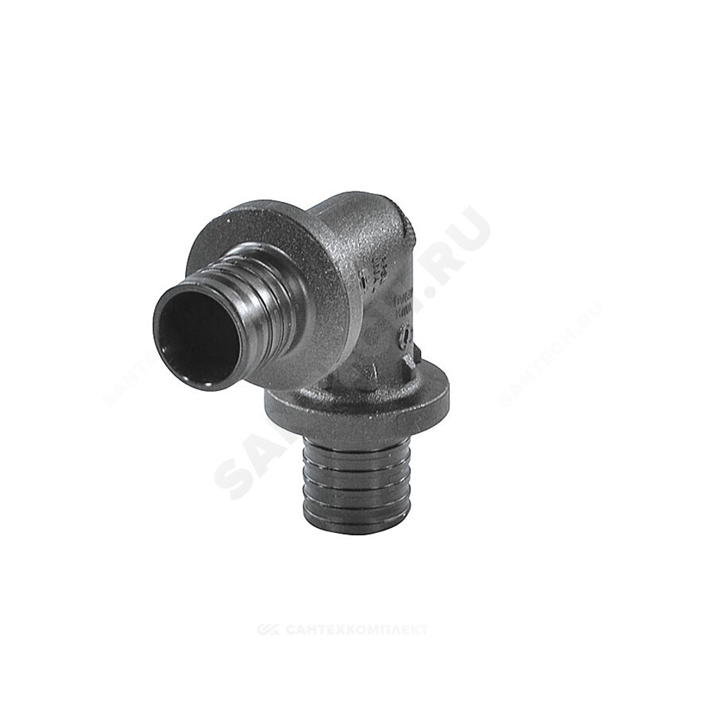 Угольник для PE-X труб аксиальный PPSU Дн 25х90гр RAUTITAN PX Rehau 11600231001