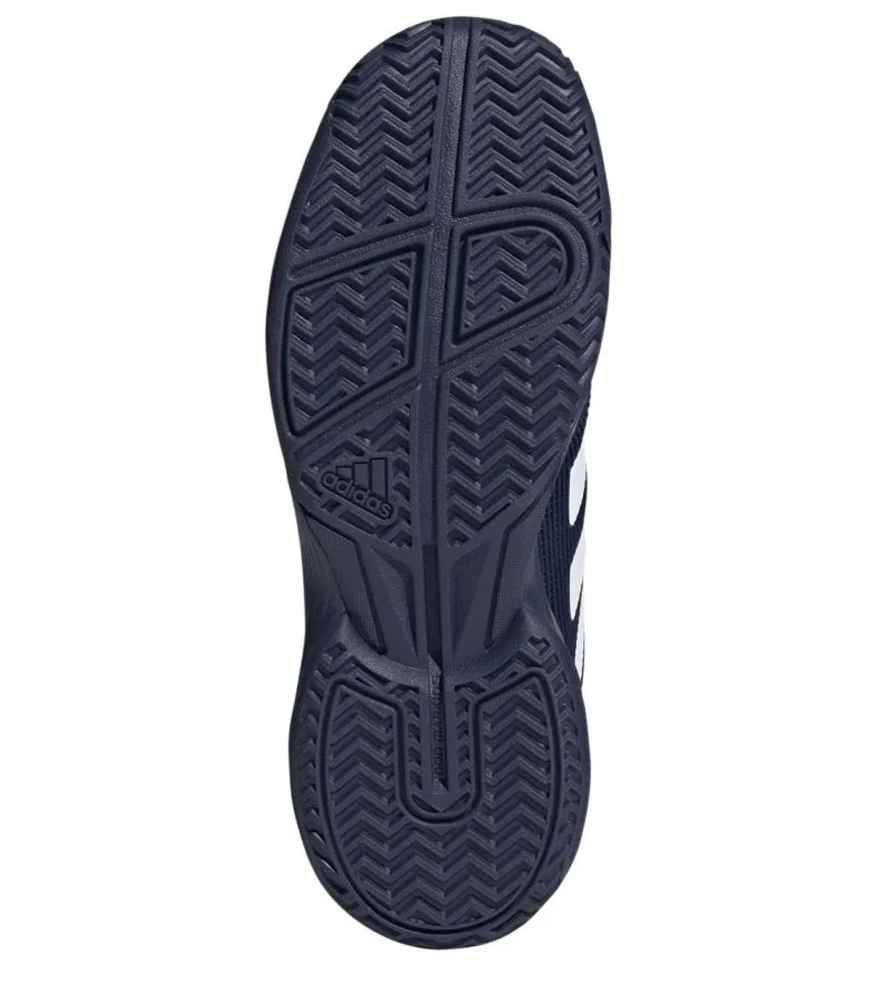 Детские теннисные кроссовки Adidas Ubersonic K - dark blue/ftwr white/core black