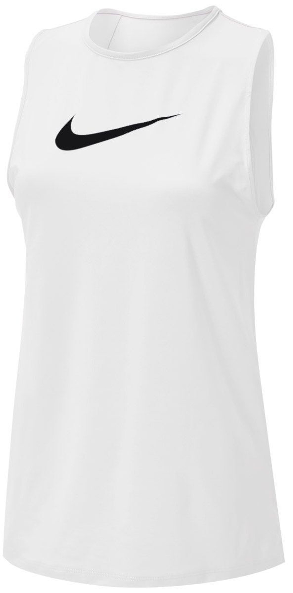 Женский топ теннисный Nike Pro Tank Essential Open Back GX W - white/black