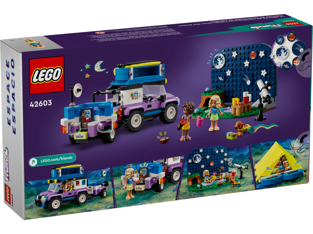 Конструктор Лего Френдс Кемпинг для наблюдения звезд | LEGO Friends Stargazing Camping Vehicle - 42603, 364 деталей (7+)