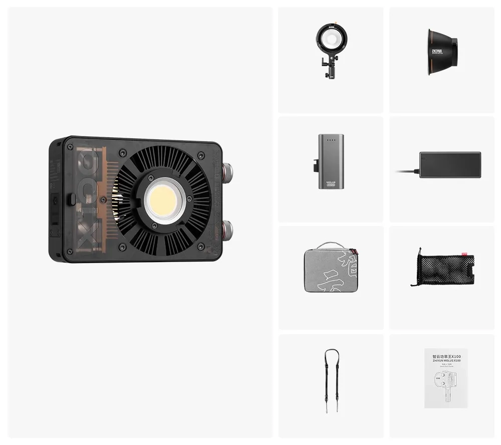 Светодиодный осветитель Zhiyun MOLUS X100 Combo Kit