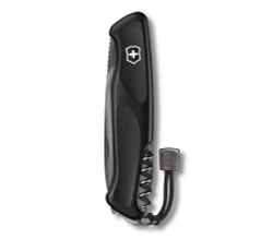 Нож Victorinox RangerGrip 55, 130 мм, 12 функций, черный