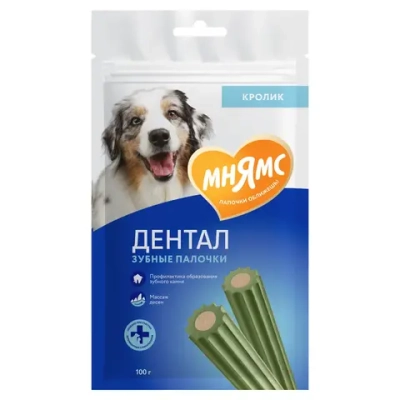 Мнямс зубные палочки с хлорофиллом 100г