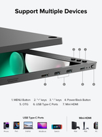 16.1" Портативный монитор UPERFECT Ucolor J4 FHD 1920x1080, 144 Гц, IPS