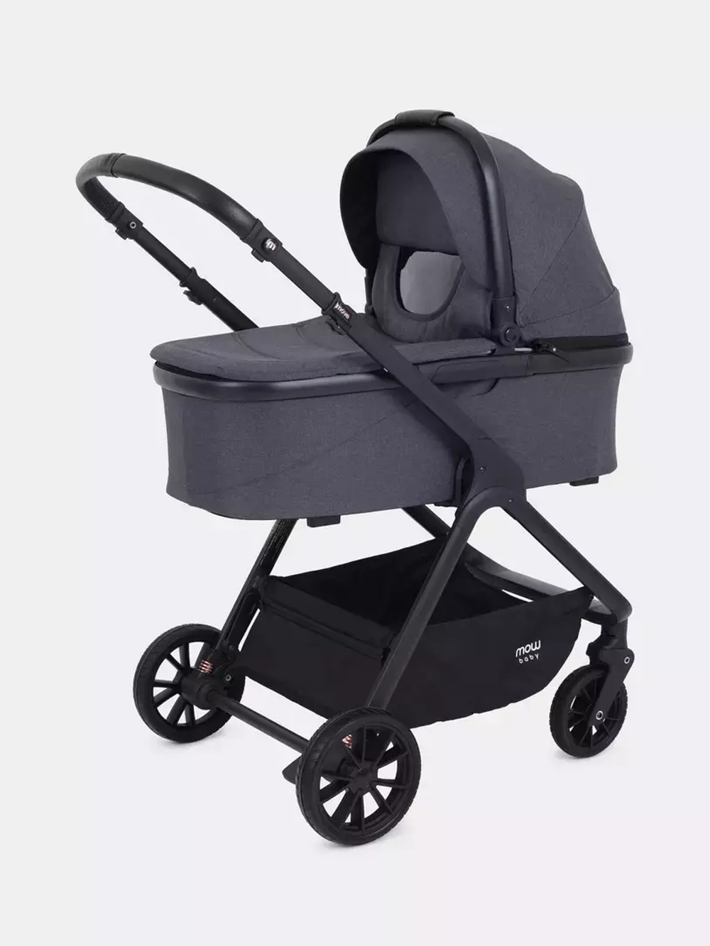 Коляска детская MOWBaby "MOVE" MB402 2в1 Carbon (2023)