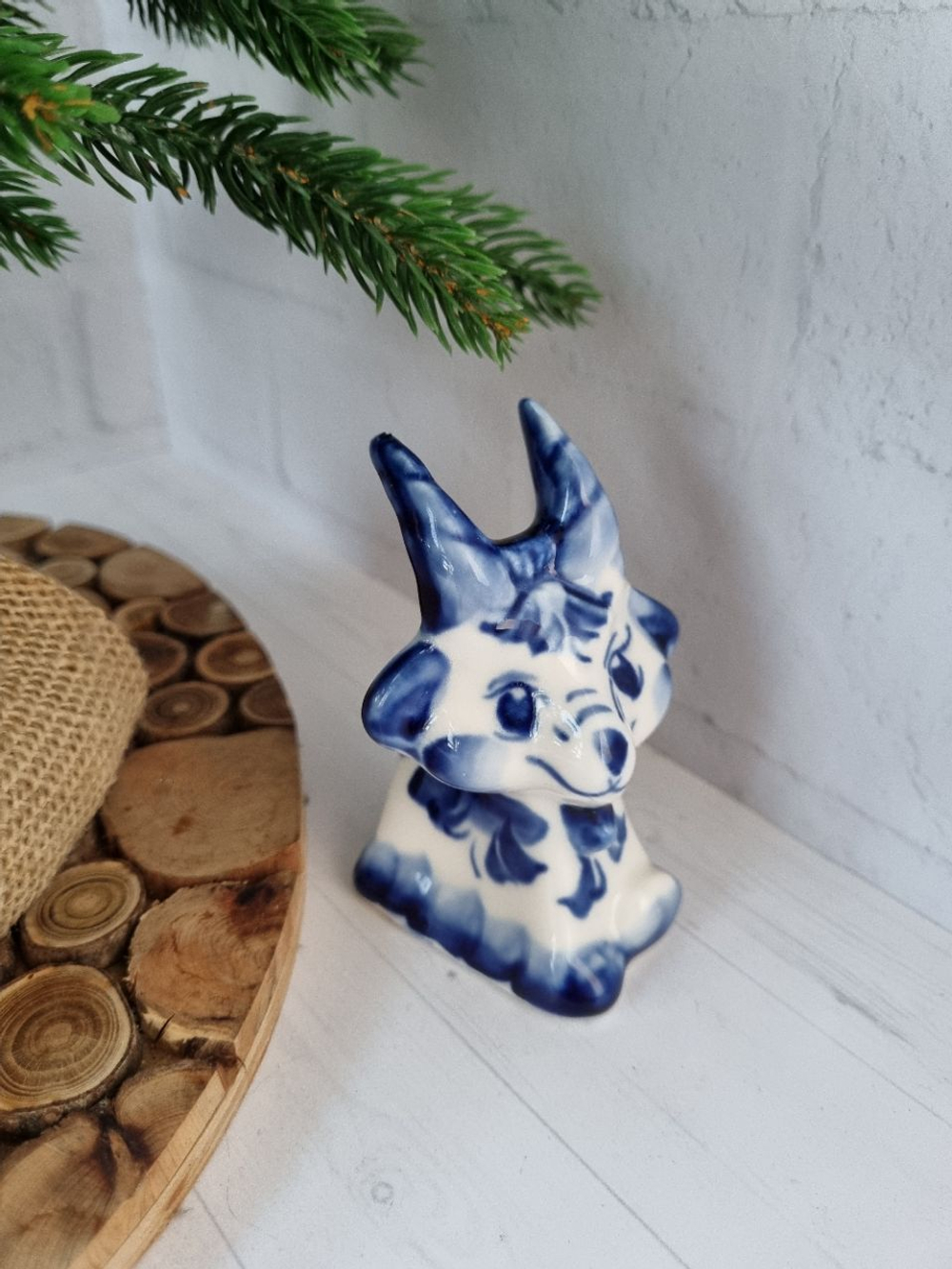 Козлик фигурка гжель