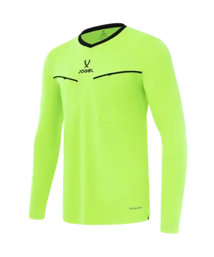 Лонгслив судейский JOGEL DIVISION PerFormDRY Referee LS Tee 2.0, желтый неон