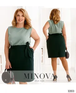 Юбка 279-темно-зеленый Minova