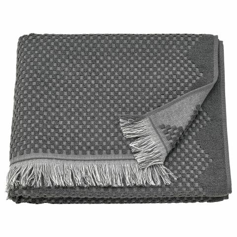 Полотенце банное IKEA FJALLSTARR (ФЬЯЛЛСТАРР), Темно-серый, 70х140 см