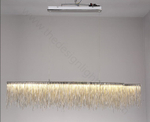 Pendant design lamp Waterfall  L100 (Silver)