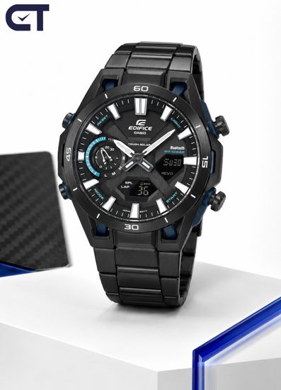 CASIO ECB-2300DC-1ADF мужские часы — EDIFICE SOSPENSIONE с Bluetooth и Tough Solar