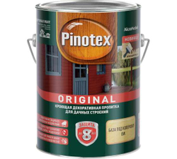 Пропитка декоративная для защиты древесины Pinotex Original база BW 2,7 л