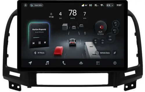 Магнитола для Hyundai Santa Fe 2 CM 2006-2012 (рамка черная) - Teyes CC4-PRO монитор 13" 2K QLED на Android 13, Быстрейшая, Snapdragon 778G, ИИ, CarPlay, DSP, 4G SIM-слот