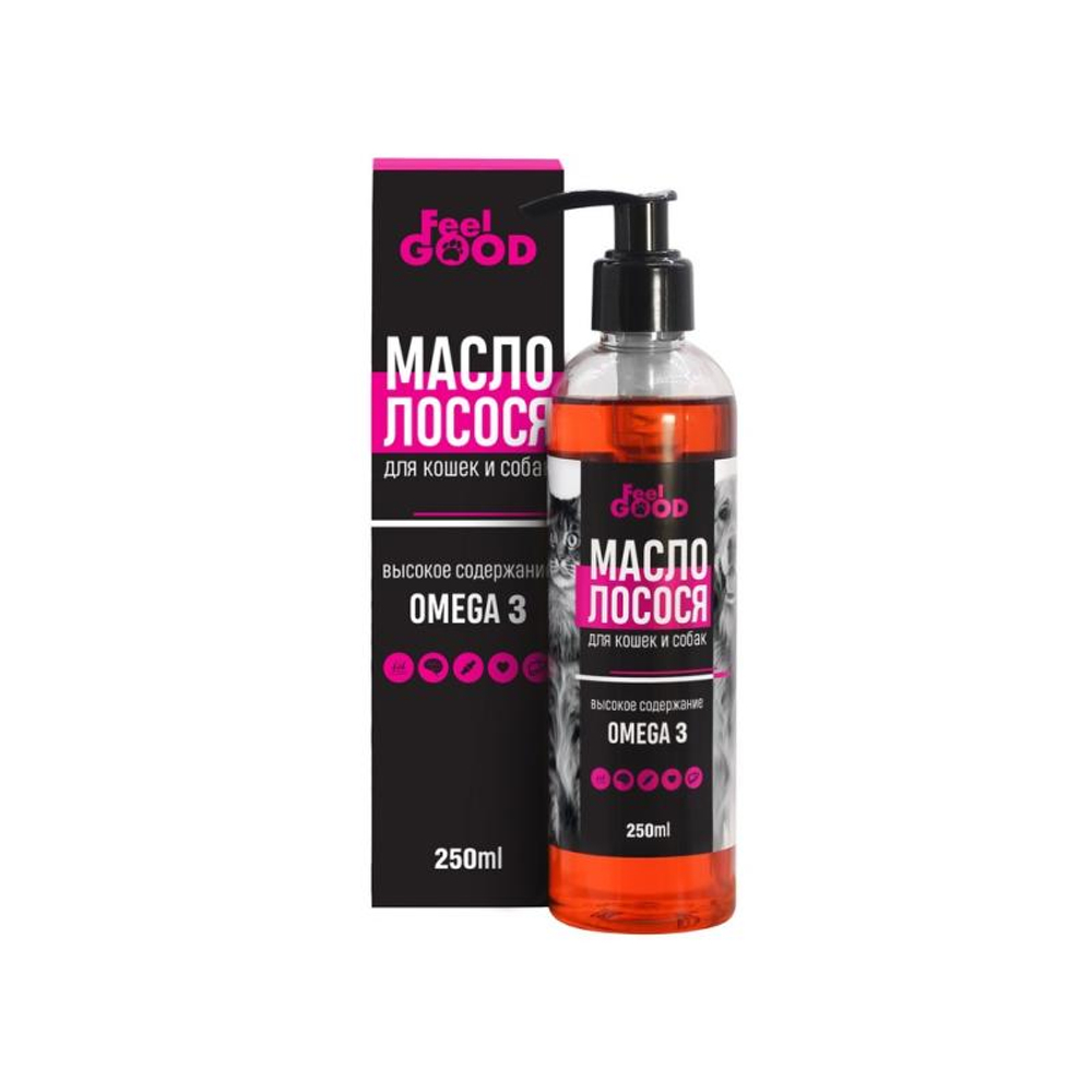 FEELGOOD Масло лососевое Омега 3 0,1 л