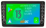 Магнитола для Lada Granta 2011-2018 (взамен ШГУ) - Airoc AB-3006 (кнопки и крутилки), Android 13, Быстрая, SIM-слот, CarPlay