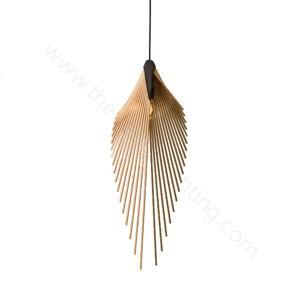 Pendant design lamp  Leaf by Loomiosa (Gold)