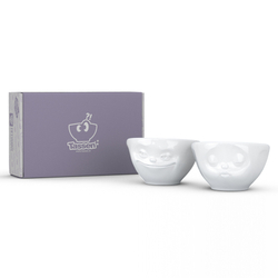 Набор чаш tassen, grinning & kissing, 100 мл, белый, 2 шт.