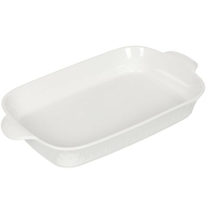 Форма для запекания керам, 23.5х41.5х7 см, прямоуг, бел, Антарктида, Y4-4416