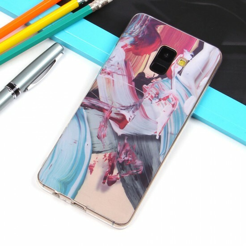 Матовый чехол для Samsung Galaxy A8+ (2018), 010735