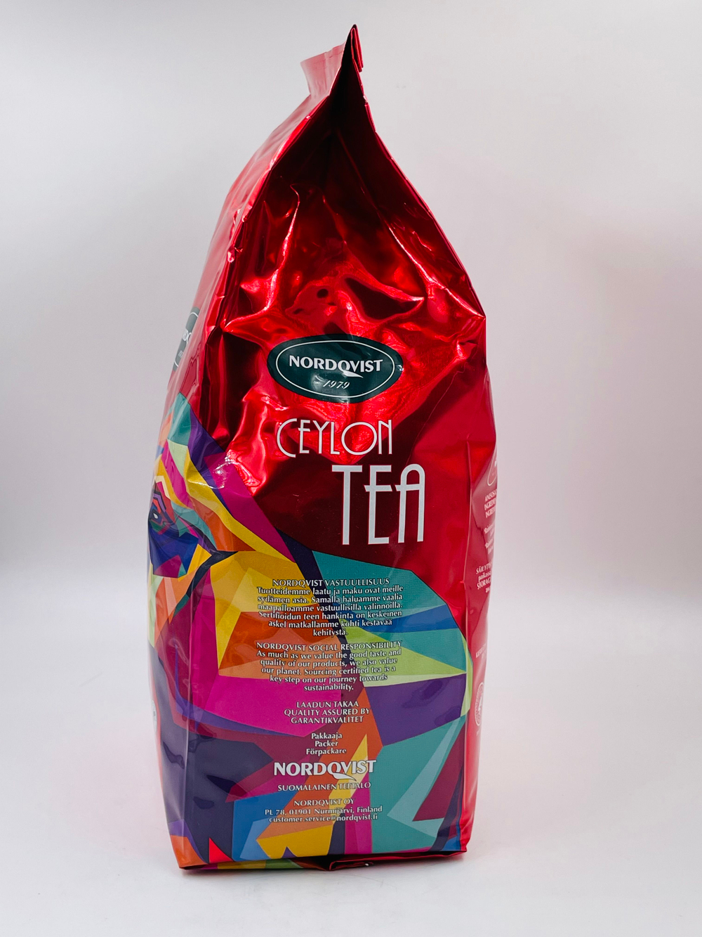 Чай черный цейлонский NORDQVIST CEYLON FOP TEA 800 г (Из Финляндии)