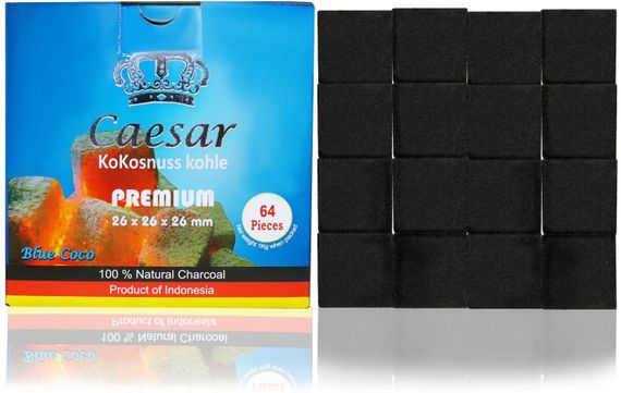 Уголь кокосовый для кальяна «Caesar»