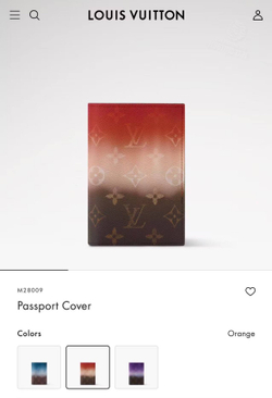 Обложка для паспорта Louis Vuitton
