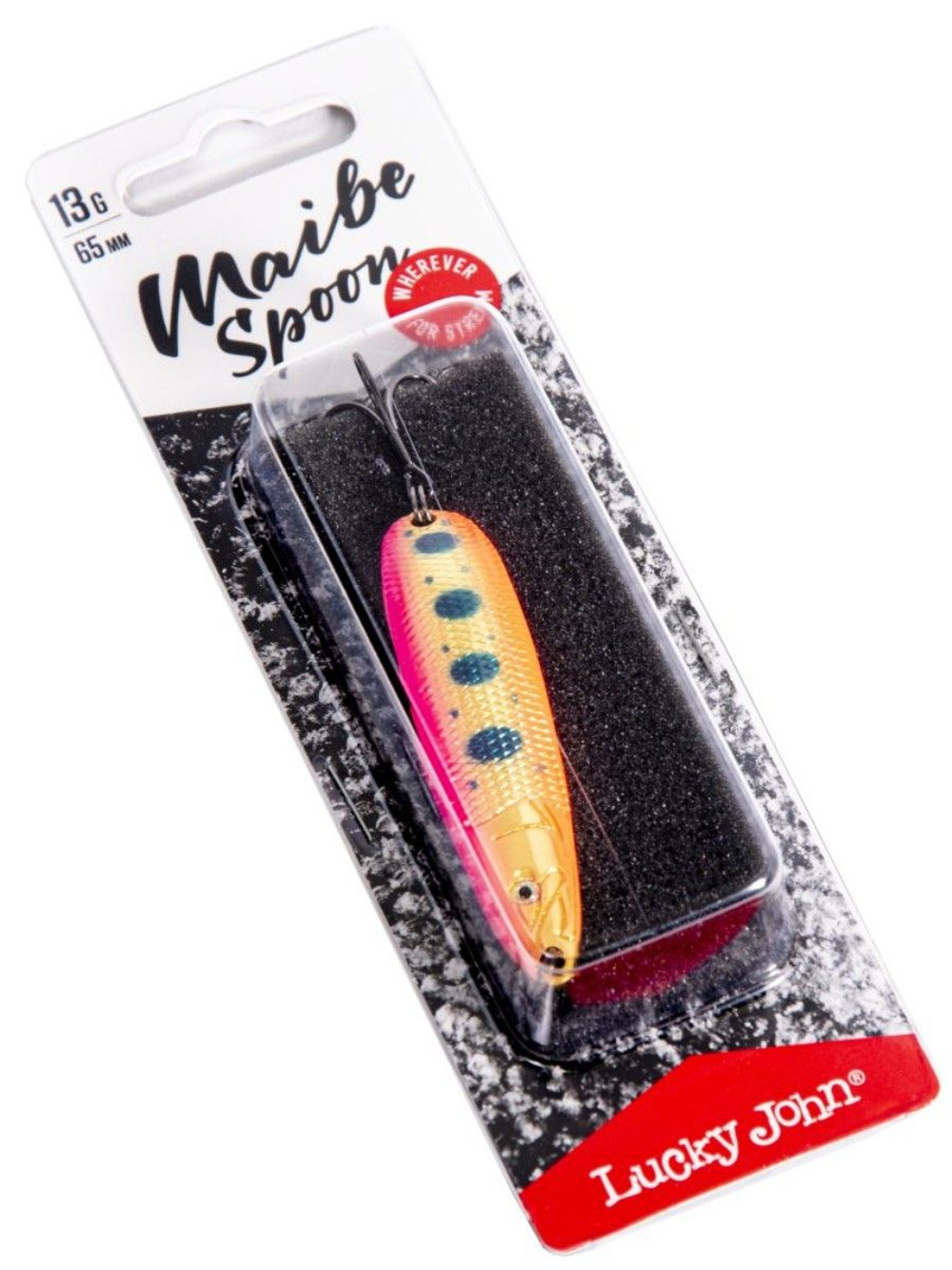 Блесна колеблющаяся Lucky John MAIBE SPOON длина 65мм/13.0г 010