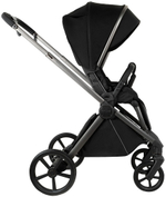 Детская коляска Pituso Teffy 4 в 1 с автокреслом Baesa Black с базой Caviar Black/Graphite