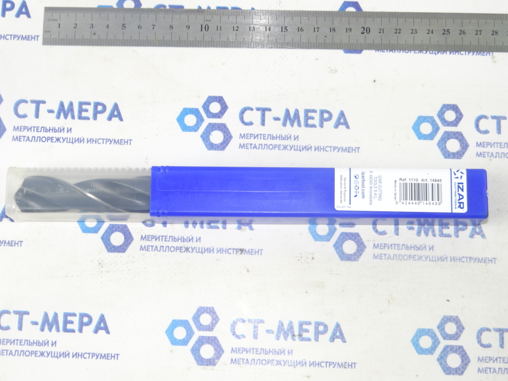 Сверло по металлу с к/х DIN345N Ref. 1110 23.5мм К/М 3 HSS IZAR Арт. 14648