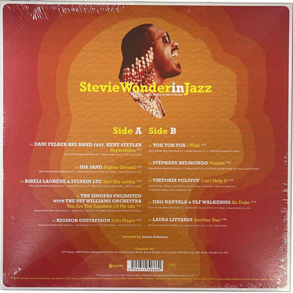 Сборник / Stevie Wonder In Jazz - A Jazz Tribute To Stevie Wonder (LP)