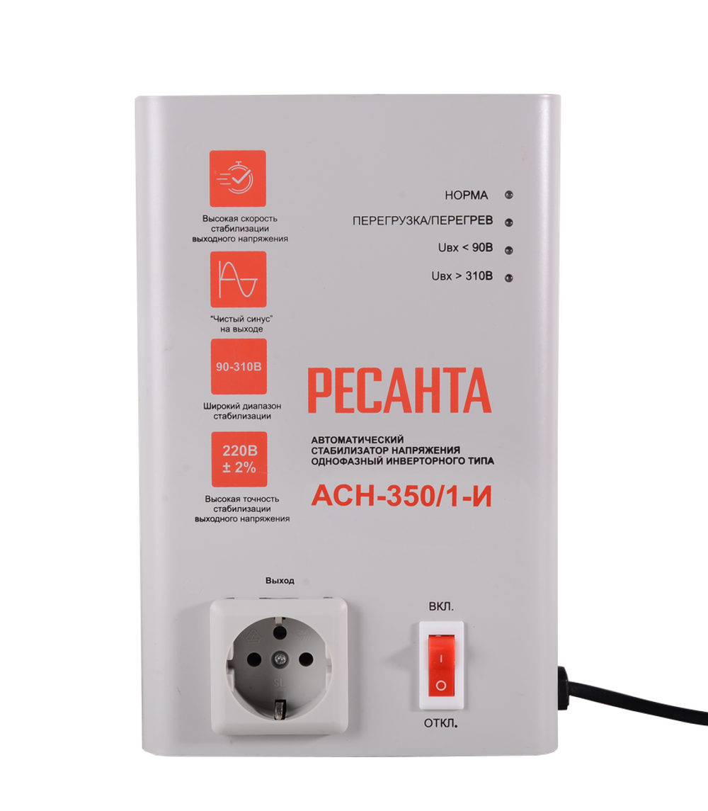 Стабилизатор напряжения АСН-350/1-И Ресанта