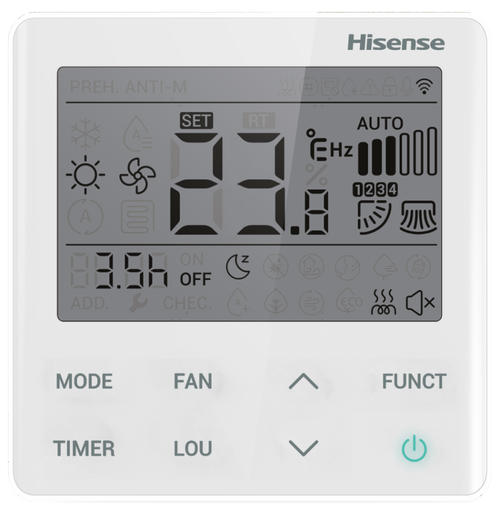 Внутренний блок консольного типа Hisense серии FREE Match DC Inverter R32 2024 Wi-Fi AKT-09UR4RK8