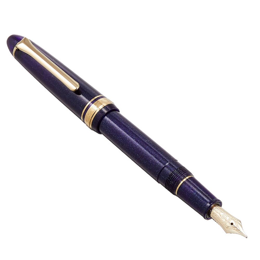 Ручка перьевая Sailor 1911 Light Shining Blue Gold (11-1038-640) 2