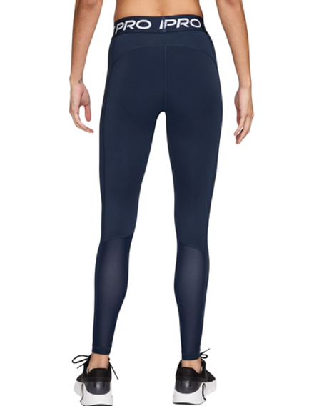 Леггинсы Nike Pro 365 Tight - midnight navy/white