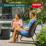 Keter Комплект мебель Рио Патио (Rio Patio set) графит — фото 5