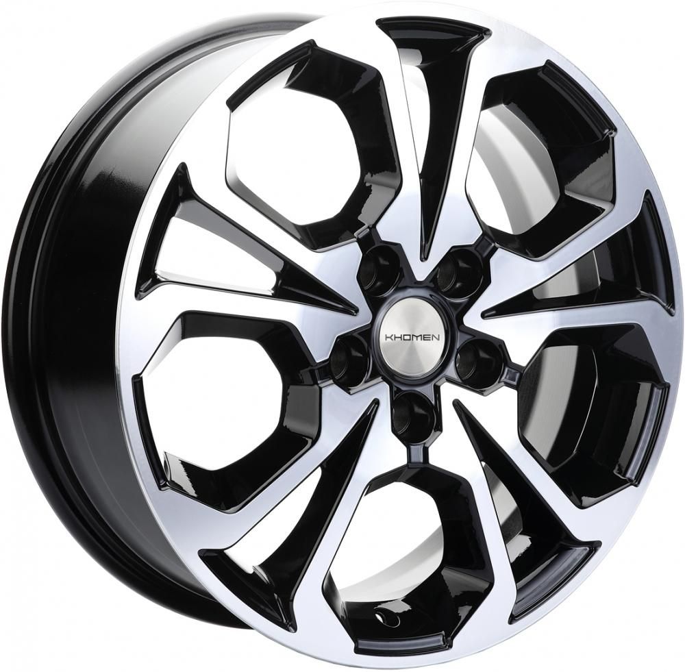 Khomen 1711 6.5x17 5x108 ET 33 Dia 60.1 (черный)