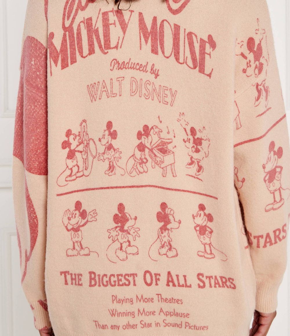 Кардиган DESIGUAL &amp; MICKEY MOUSE Desigual - бежевый(24WWJF78)