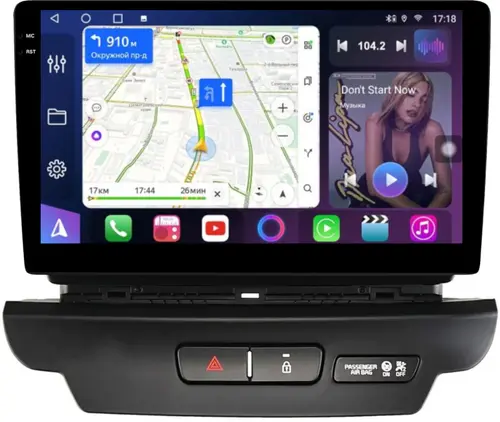 Магнитола для KIA Ceed 3 2018-2020 - FarCar S500-TS10 монитор 10.36" QLED на Android 14, Быстрая, CarPlay, 4G SIM-слот