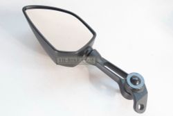 Mirror set, alu, 10mm mount, superlight, Scarlet
