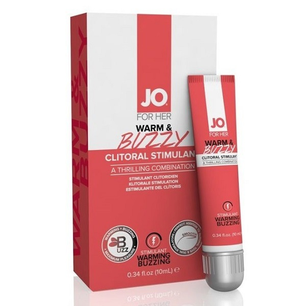 Клиторальный крем System JO Warm&Buzzy Clitoral Gel 10мл