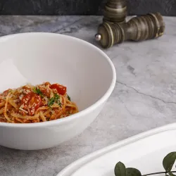 Салатник 1400 мл d 20 см h9,5 см белый фарфор P.L. Proff Cuisine [6]