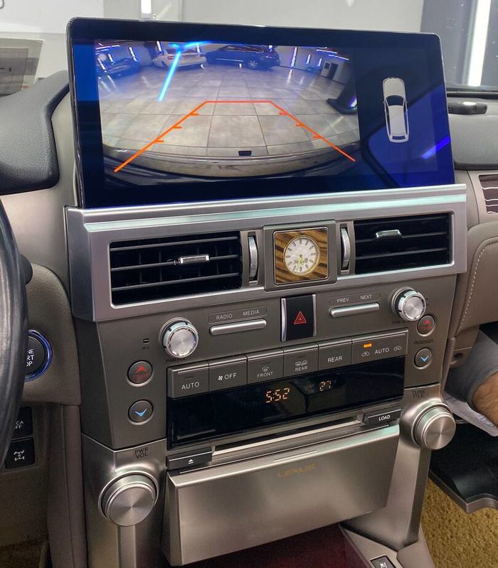 Магнитола для Lexus GX460 2009-2022 - RDL-LEX-GX монитор 12.3" на Android 12, Быстрая, CarPlay, 4G SIM-слот