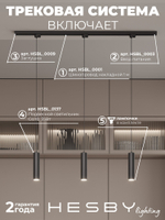 Комплект трековый Hesby Lighting Skylite No12 HSBL_kompl_S012_NI1B3K