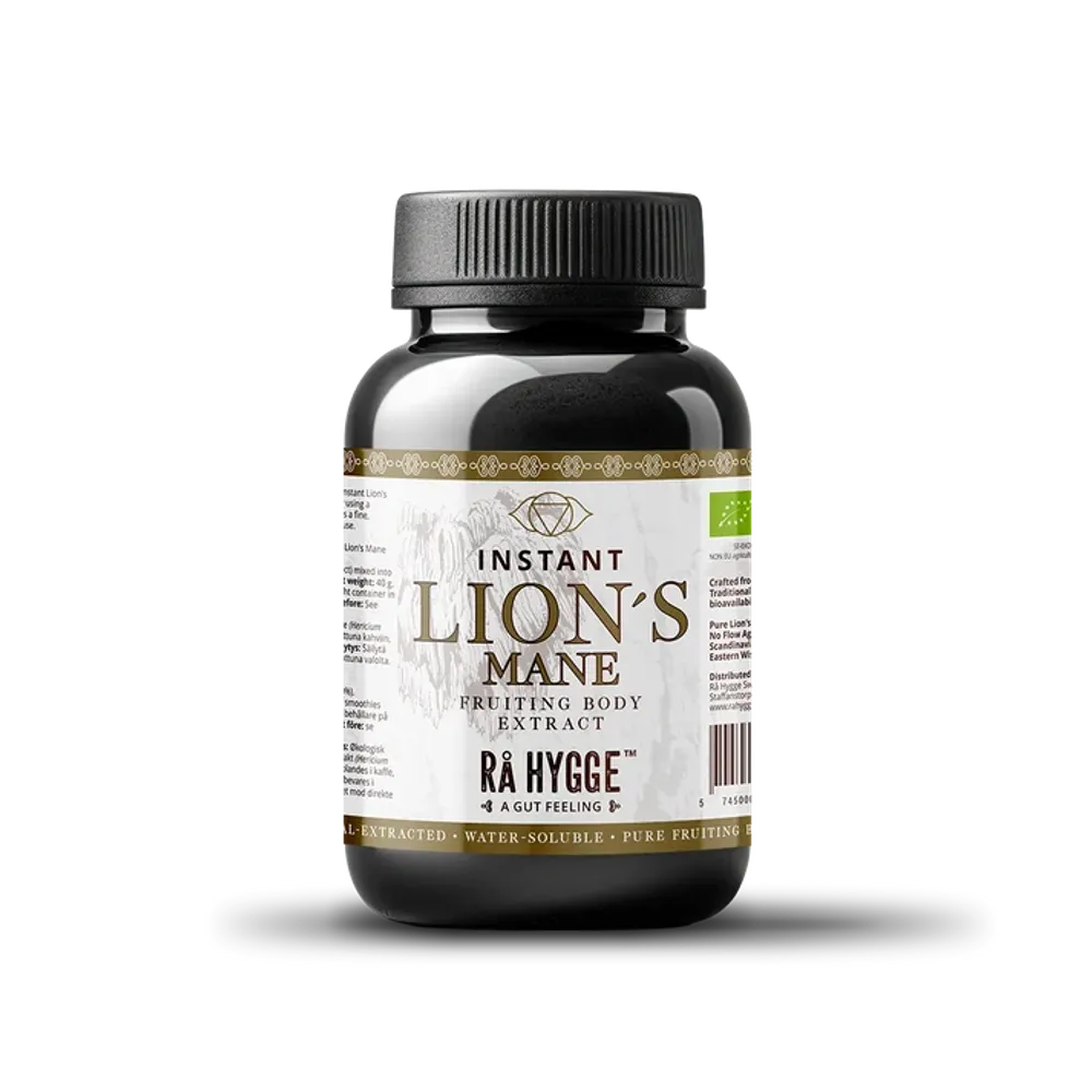 RA HYGGE Lion's mane powder 40g. RA HYGGE Lion's mane powder 40g.